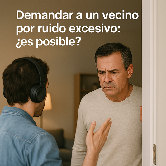 Demandar a un vecino por ruido excesivo: ¿es posible?