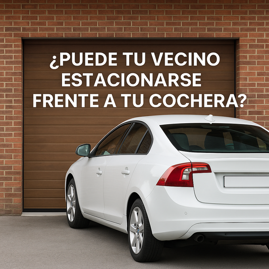 ¿Puede tu vecino estacionarse frente a tu cochera?