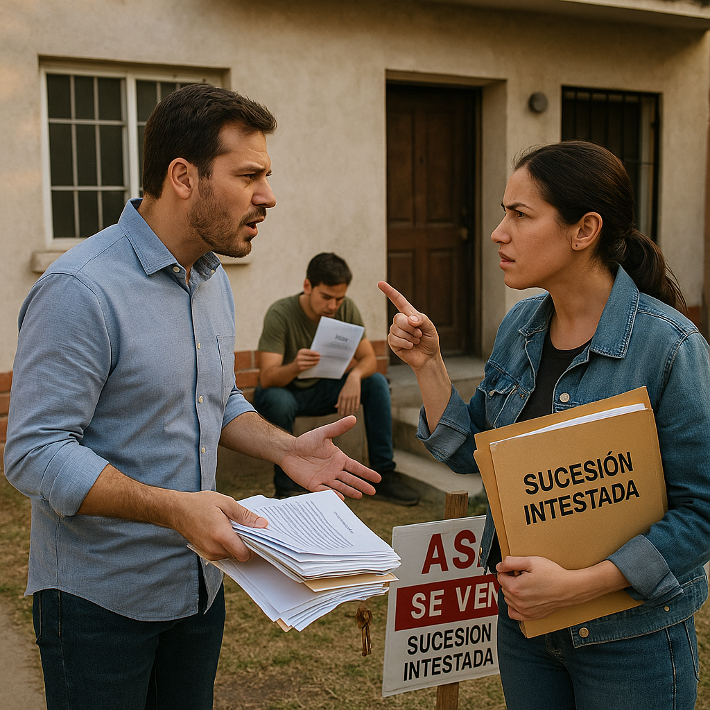 ¿Qué pasa si la casa quedó intestada y los hermanos no se ponen de acuerdo?