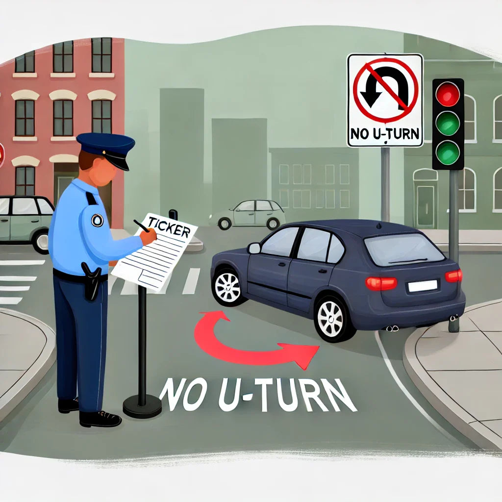 ¿Te Multaron por Dar Vuelta en U sin Señal? Conoce las Restricciones y Cómo Impugnar la Multa